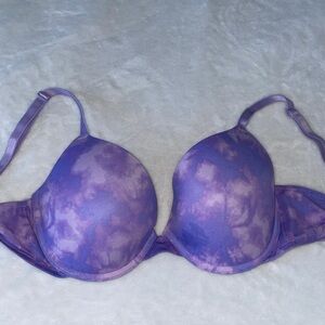 Victoria's Secret Tie-Dye Purple Bra